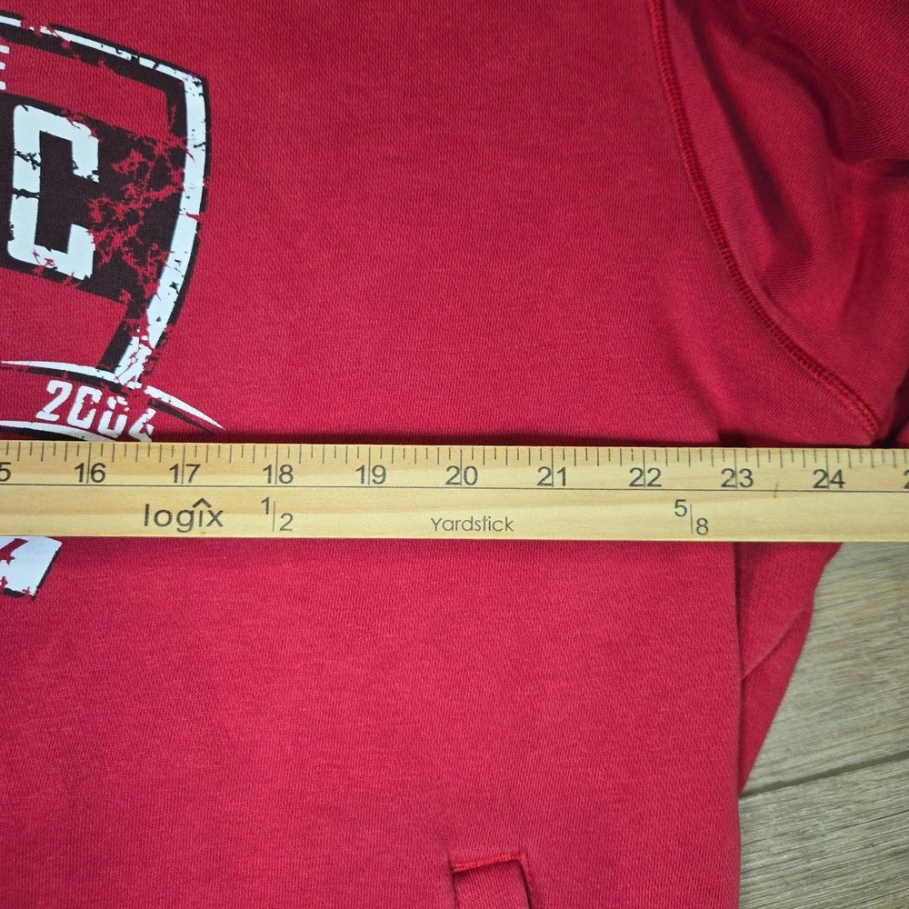 Huntsville Havoc Hoodie Mens XL Red 2019 SPHL Ice Hockey Pullover Sweatshirt